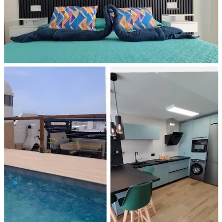 El Atico De Teresa Con Piscina Privada Climatizada A 250m Playa Apartament